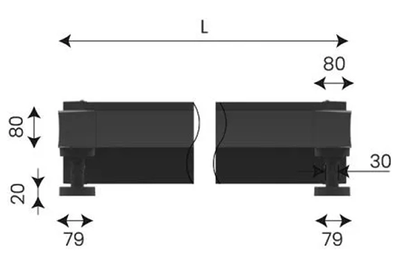 Dimensioni di ingombro Frame